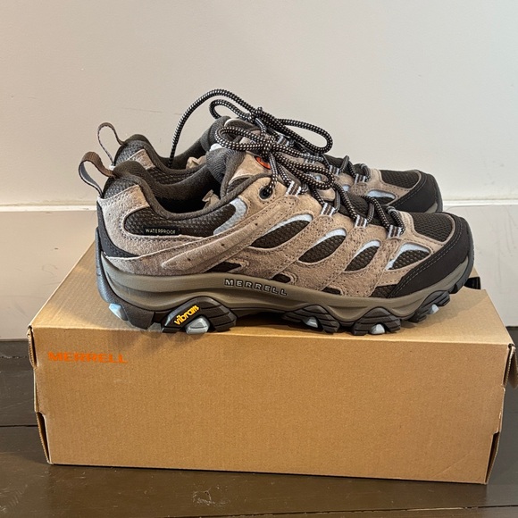 Merrell Women’s Moab 3 waterproof Brindle size 10 NWT - Picture 1 of 7